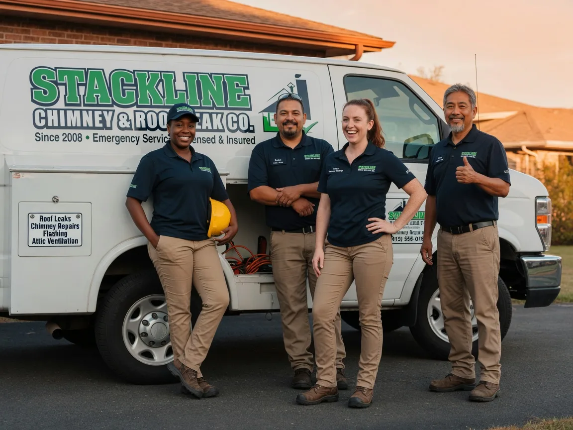 Chimney flashing repair company in Holcomb, KS